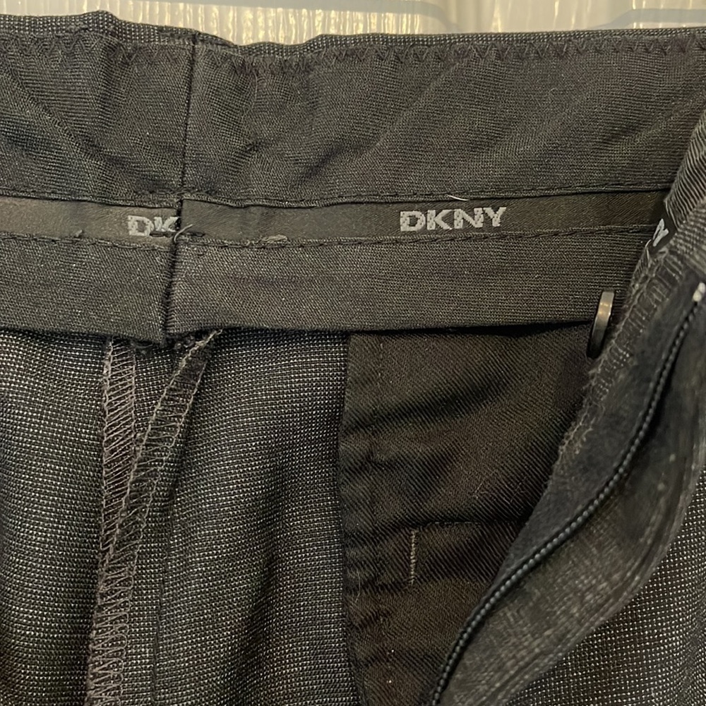 DKNY mens dark grey dress pants - Picture 10 of 11